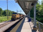 UP 6639 & 6590 roll NIPSCO empties east through the Dune Park station